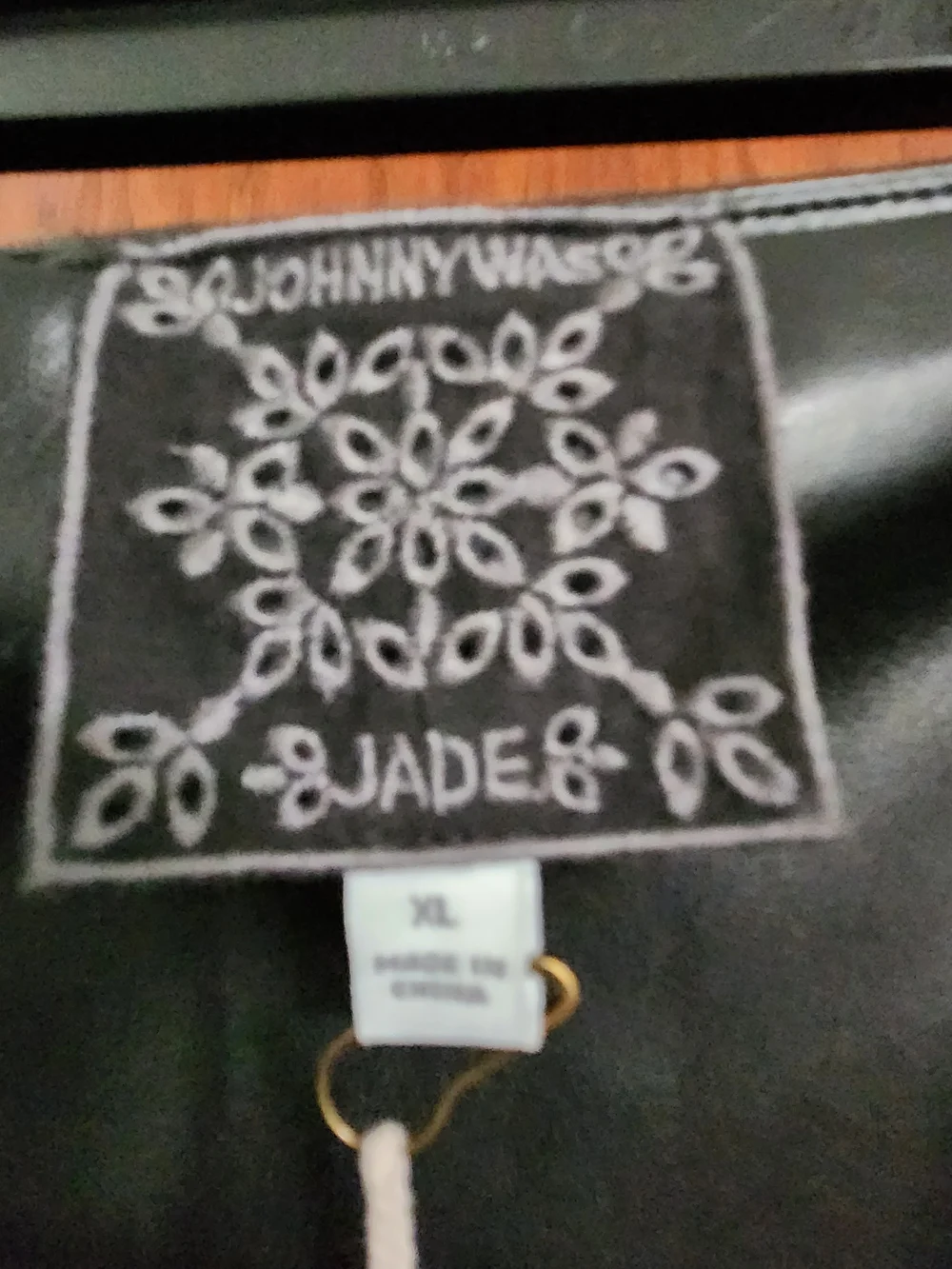 Johnny Was Enid Vegan Leather Midi Skirt - Picture 5 of 5